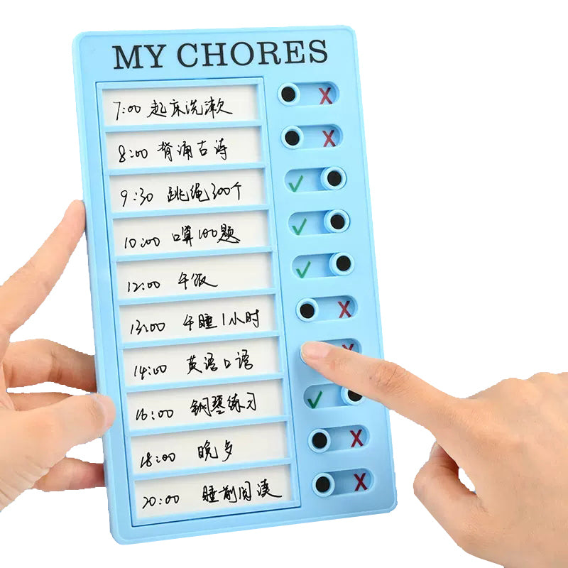 Self Discipline Check List Plastic Memo Board Daily Weekly Monthly Planner Kawaii To Do List Korean Stationery Office