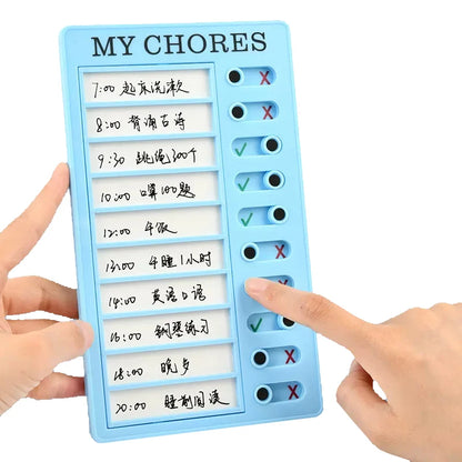 Self Discipline Check List Plastic Memo Board Daily Weekly Monthly Planner Kawaii To Do List Korean Stationery Office