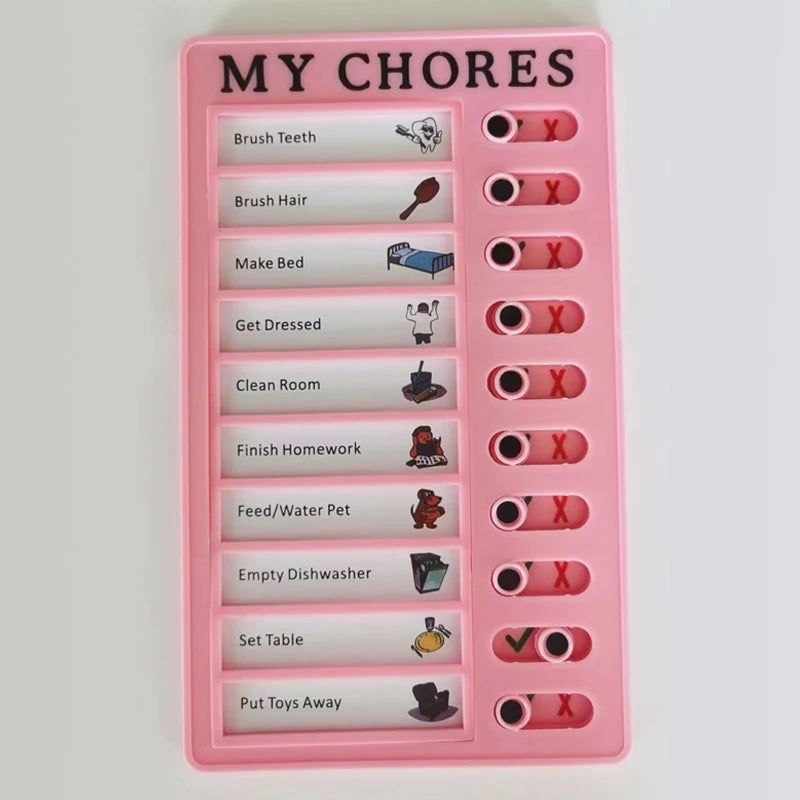 Self Discipline Check List Plastic Memo Board Daily Weekly Monthly Planner Kawaii To Do List Korean Stationery Office