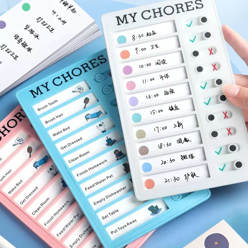 Self Discipline Check List Plastic Memo Board Daily Weekly Monthly Planner Kawaii To Do List Korean Stationery Office