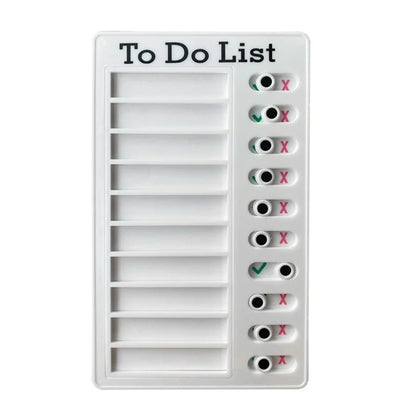 Self Discipline Check List Plastic Memo Board Daily Weekly Monthly Planner Kawaii To Do List Korean Stationery Office