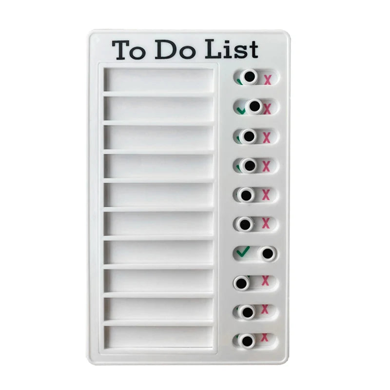 Self Discipline Check List Plastic Memo Board Daily Weekly Monthly Planner Kawaii To Do List Korean Stationery Office
