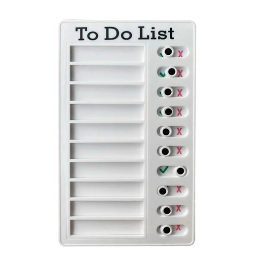 Self Discipline Check List Plastic Memo Board Daily Weekly Monthly Planner Kawaii To Do List Korean Stationery Office