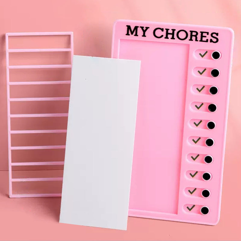 Self Discipline Check List Plastic Memo Board Daily Weekly Monthly Planner Kawaii To Do List Korean Stationery Office