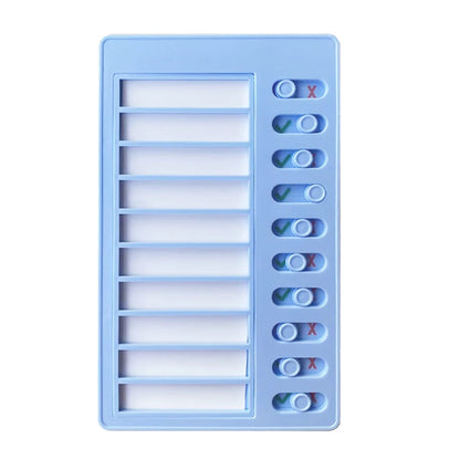 Self Discipline Check List Plastic Memo Board Daily Weekly Monthly Planner Kawaii To Do List Korean Stationery Office