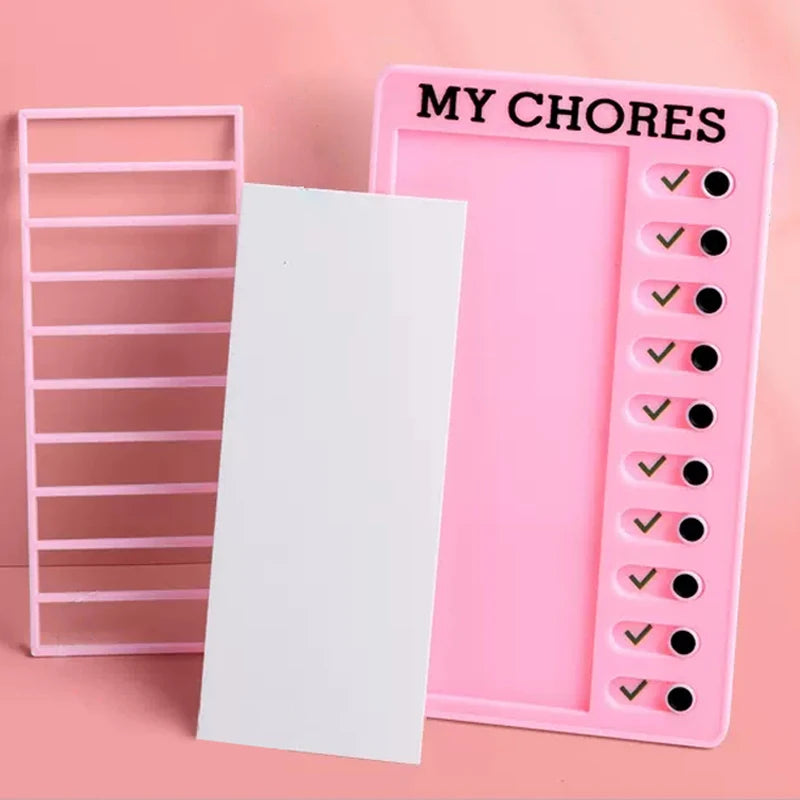 Self Discipline Check List Plastic Memo Board Daily Weekly Monthly Planner Kawaii To Do List Korean Stationery Office