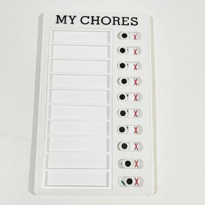 Self Discipline Check List Plastic Memo Board Daily Weekly Monthly Planner Kawaii To Do List Korean Stationery Office
