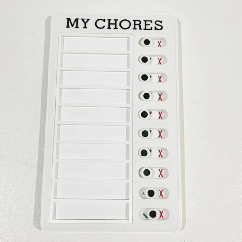 Self Discipline Check List Plastic Memo Board Daily Weekly Monthly Planner Kawaii To Do List Korean Stationery Office