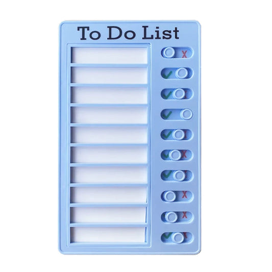 Self Discipline Check List Plastic Memo Board Daily Weekly Monthly Planner Kawaii To Do List Korean Stationery Office