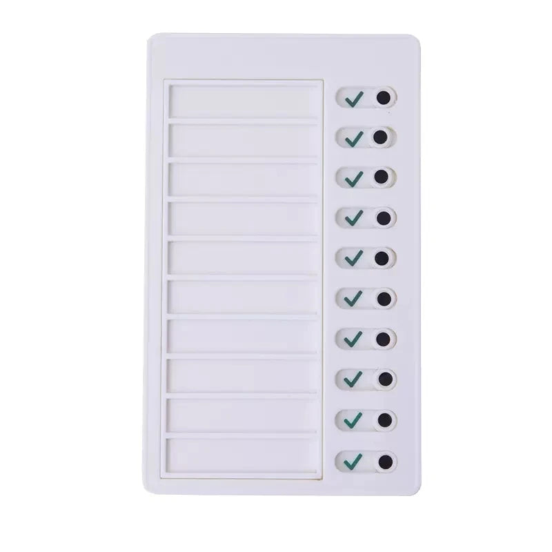 Self Discipline Check List Plastic Memo Board Daily Weekly Monthly Planner Kawaii To Do List Korean Stationery Office